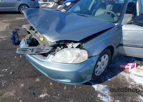 1999 Honda Civic Lx из США, поврежденный, VIN 2HGEJ6570XH501330